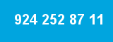 924 252 87 11